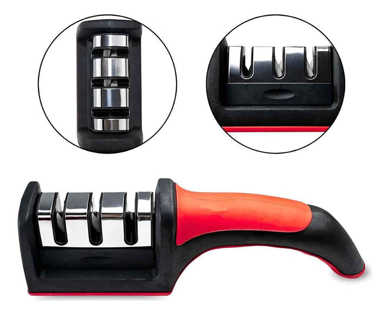 AMOLADOR DE FACAS INOX PROFISSIONAL - CHEGA DE FACA CEGA! - ROUTCHERS