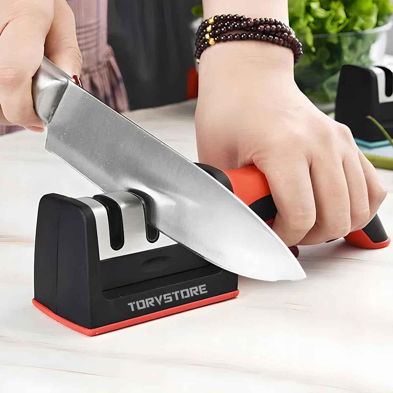 AMOLADOR DE FACAS INOX PROFISSIONAL - CHEGA DE FACA CEGA! - ROUTCHERS