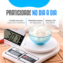 Balança Digital de Cozinha Precisão Cozinha 10kg Nutrição E Dieta, Até 10 kg, Escala 1 grama - ROUTCHERS