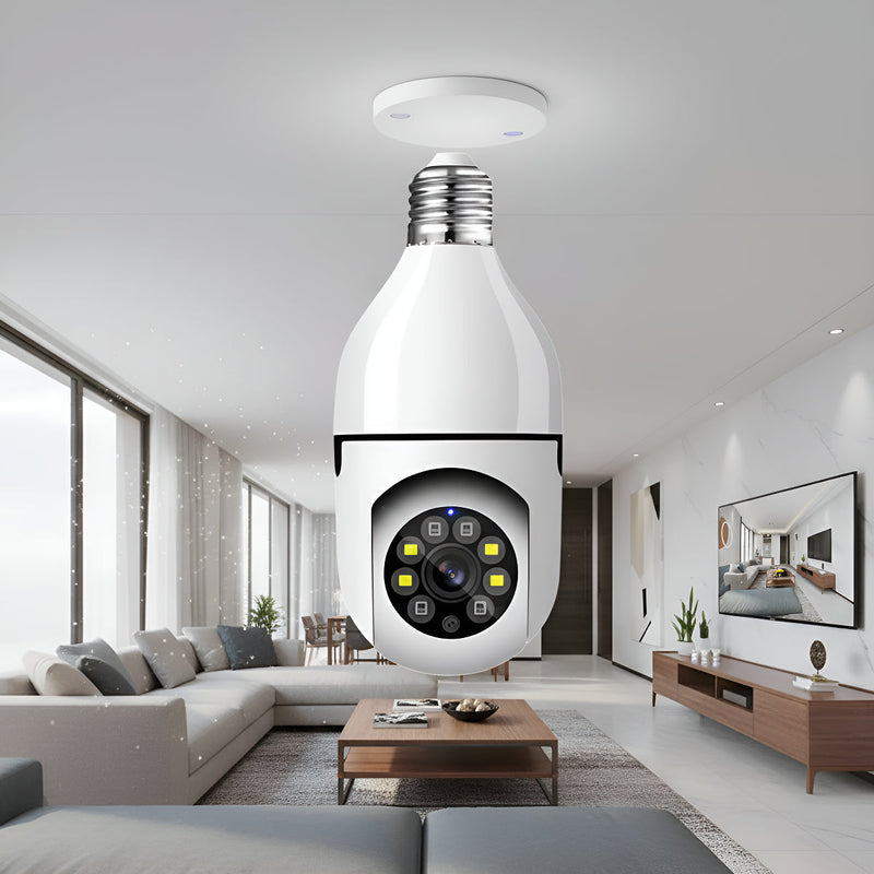 Camera de Segurança IP Wi-Fi 360° com Visão Noturna FullHD - Bivolt - ROUTCHERS