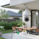 Camera de Segurança IP Wi-Fi 360° com Visão Noturna FullHD - Bivolt - ROUTCHERS