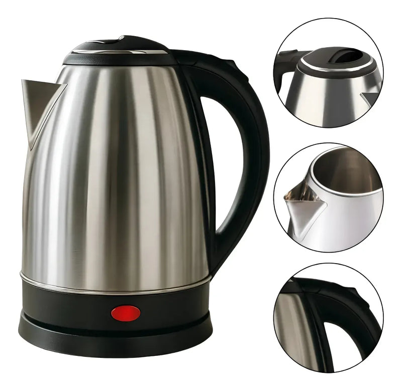 Chaleira Eletrica 1,8 Litros em Inox com Trava de Segurança e Desligamento Automático 127v - ROUTCHERS