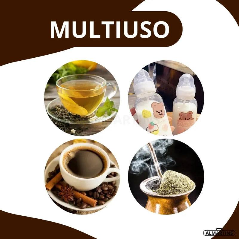 Chaleira Eletrica 1,8 Litros em Inox com Trava de Segurança e Desligamento Automático 127v - ROUTCHERS