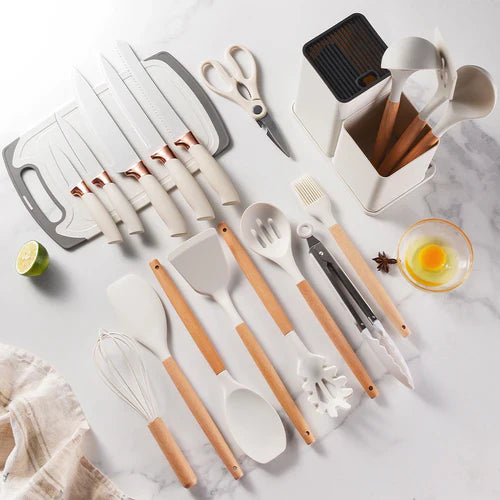 Kit de Cozinha 19 Peças de Silicone Premium - ULTIMAS UNIDADES - ROUTCHERS