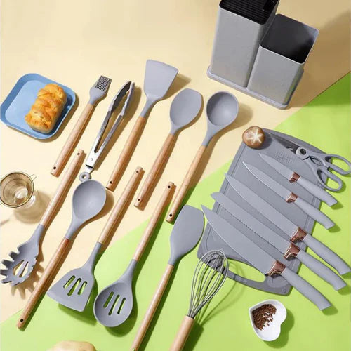 Kit de Cozinha 19 Peças de Silicone Premium - ULTIMAS UNIDADES - ROUTCHERS